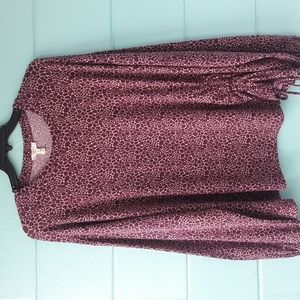 NWT "Como Blu" Woman's Animal Print Top 1X , 2X , 3X